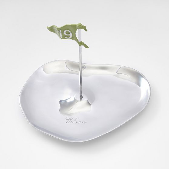 Silver 19th Hole Golf Platter | Mark and Graham