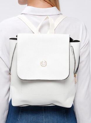 White - Backpacks - Vip Moda | Modanisa (US)