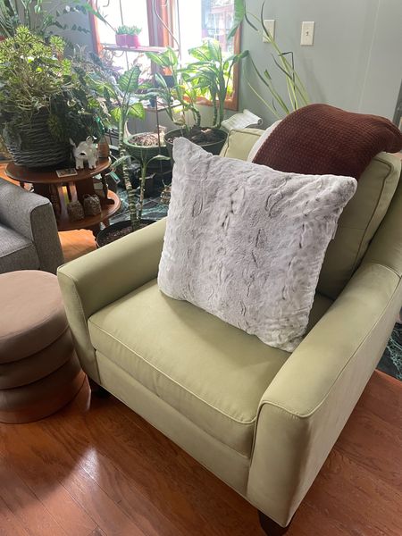  Chairs from  Raymourandflanigan  decorated toss pillows ottoman and throw blanket from targets 

#LTKFind #LTKSale #LTKhome