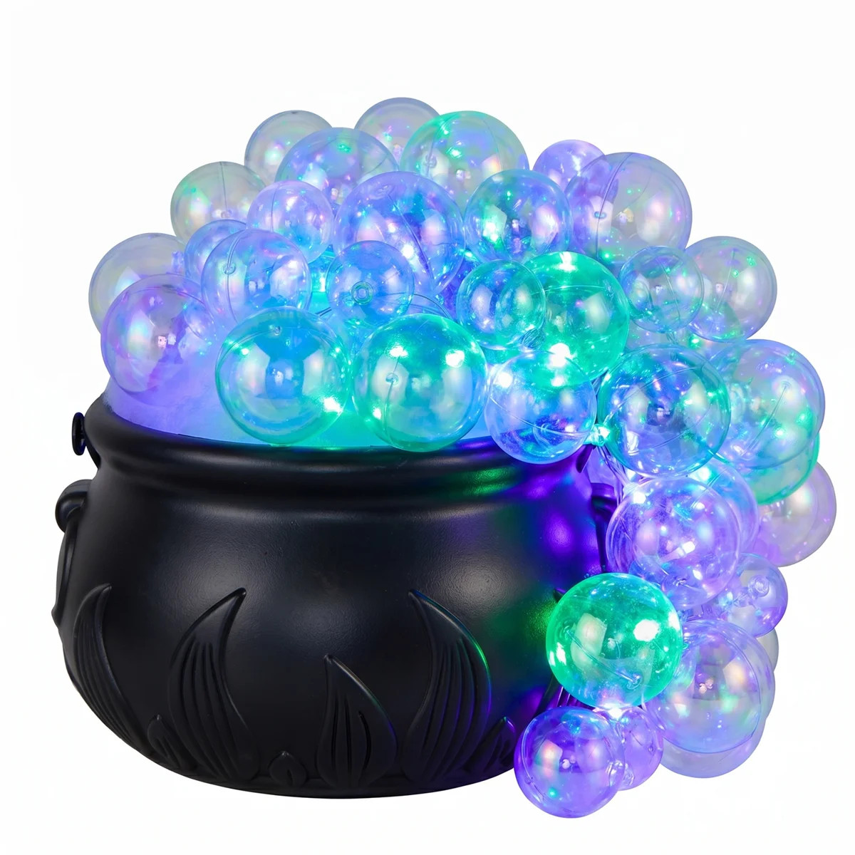 LED Light Up Bubbling Witch Cauldron Pot DIY Set, Color Changeable 8 Glow Modes | Wayfair North America