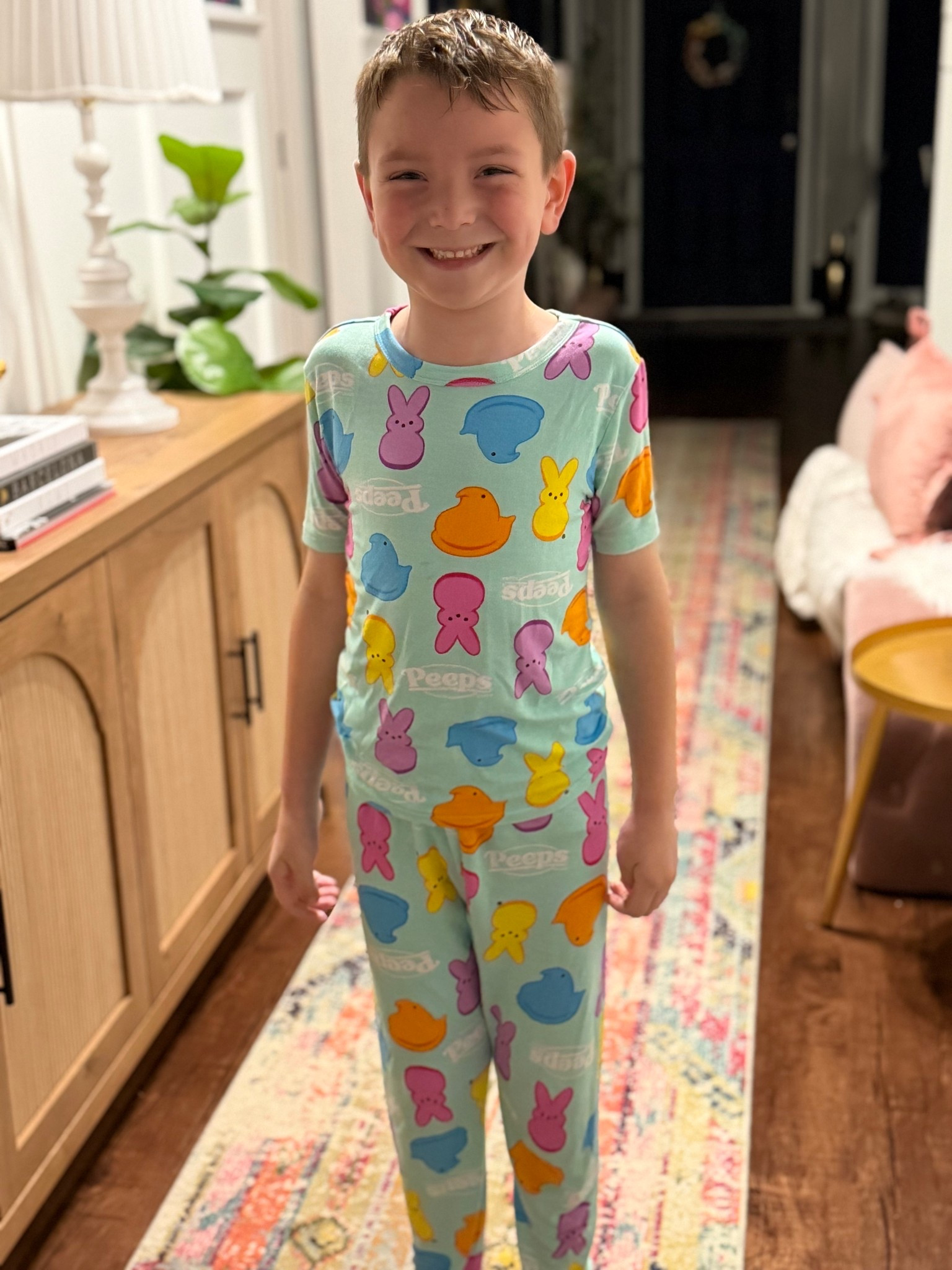 Peeps kids pajamas for Easter 

#LTKSpringSale