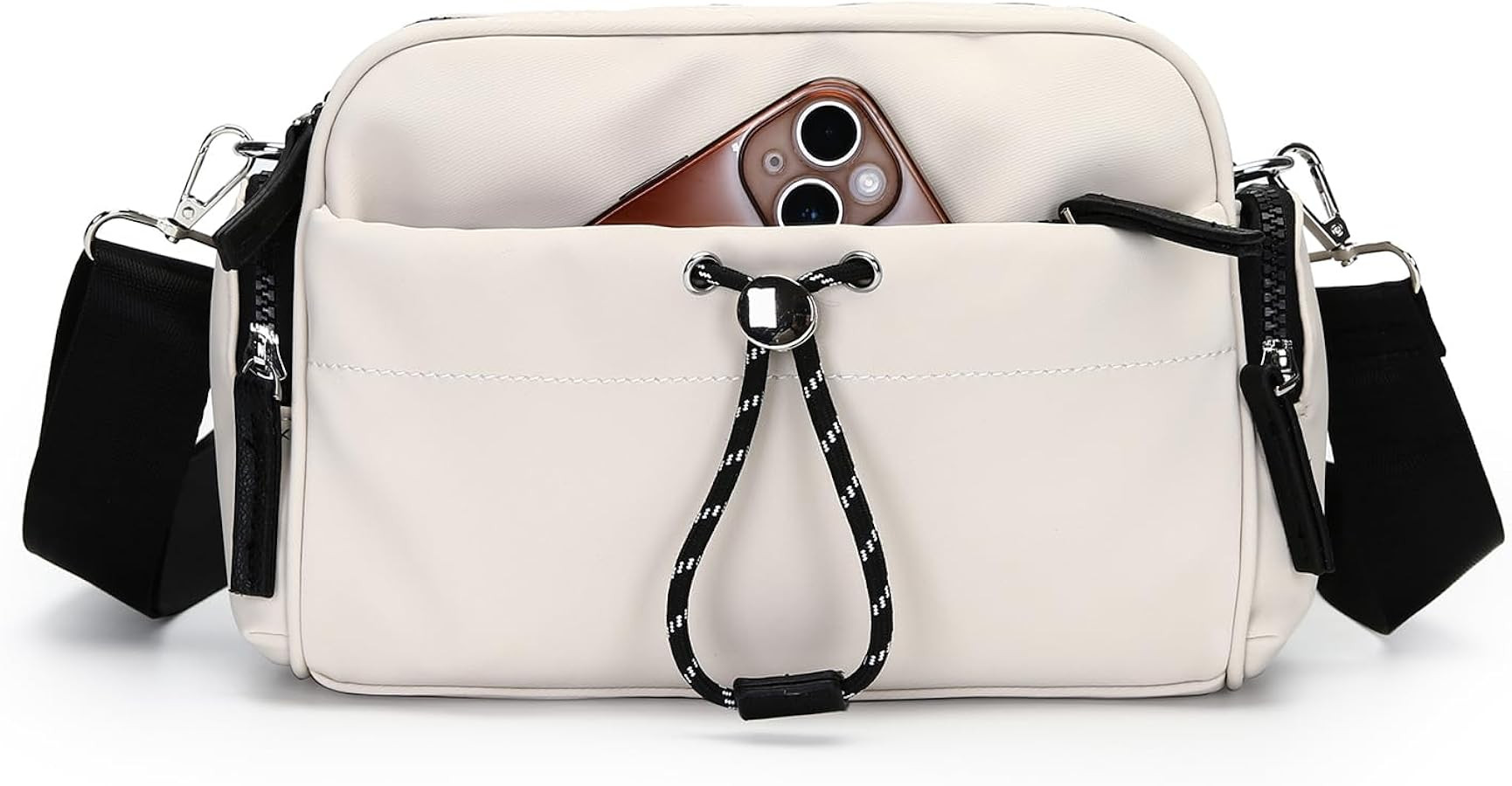 Herald Lightweight Nylon Crossbody Bag for Women, Small Camera Square Shoulder Purse Handbag with... | Amazon (US)