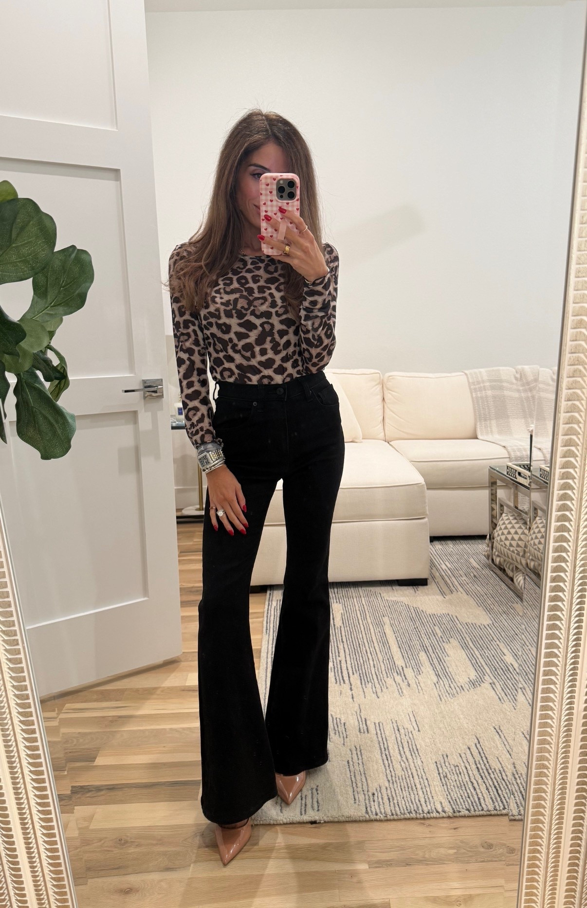 Flare jeans size 23s petite friendly date night outfit leopard top Amazon finds 

#LTKootd #LTKPetite #LTKSaleAlert