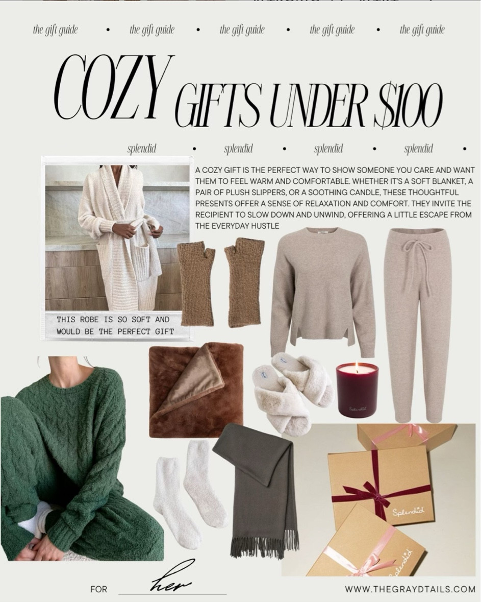 40% off cozy gifts for her 

#LTKFindsUnder50 #LTKTravel #LTKGiftGuide