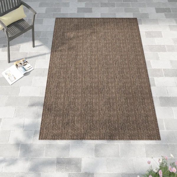 Iyana Flatweave Solid Color Rug | Wayfair North America