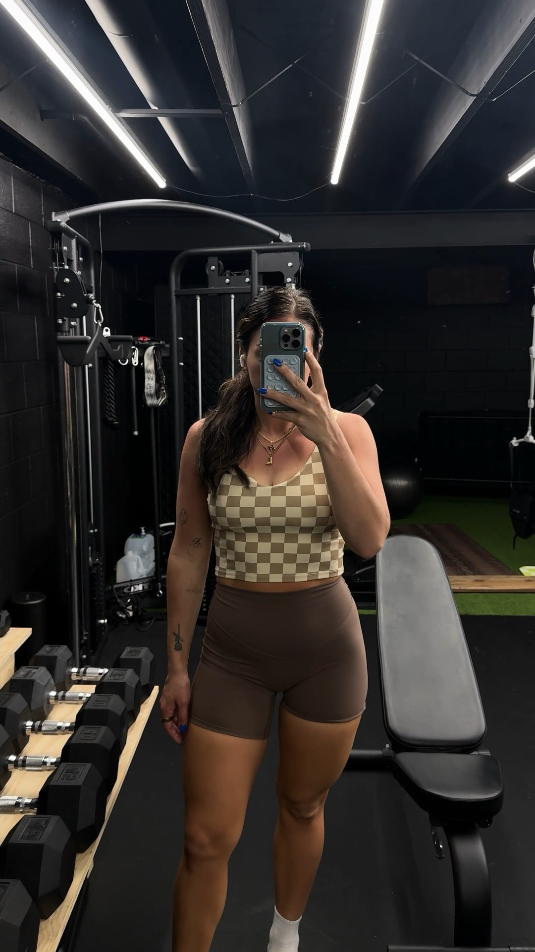 A moment for a neutral little gym outfit 🤎🔗 workout outfit, activewear, Amazon workout shorts, Amazon workout outfit

#LTKFindsUnder50 #LTKStyleTip #LTKActive