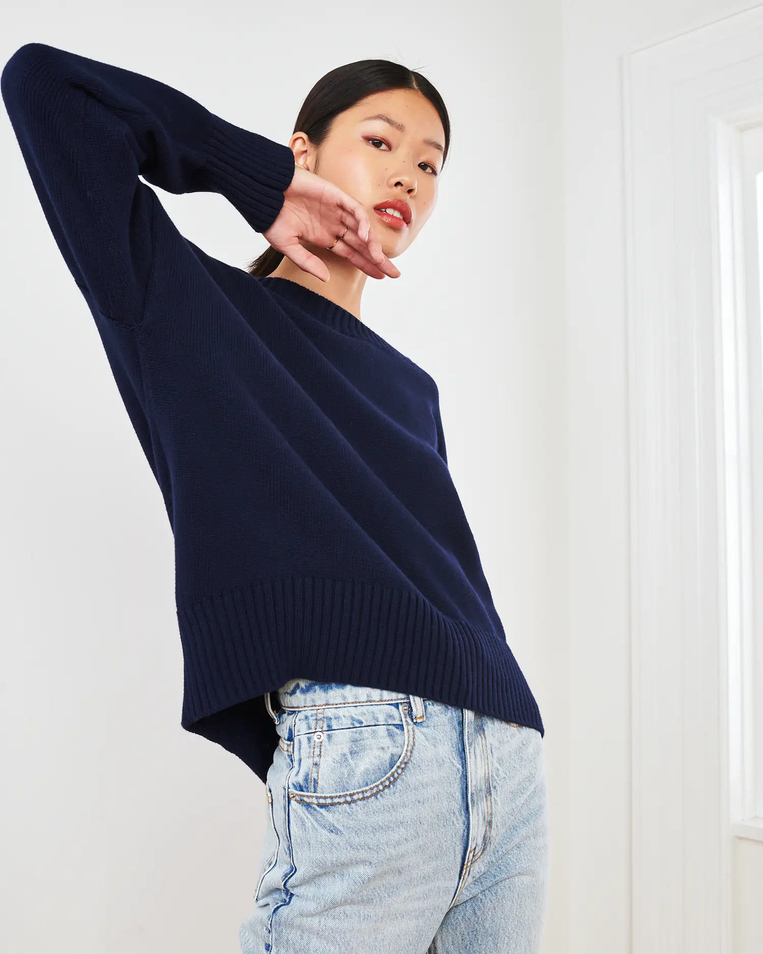 100% Organic Cotton Boyfriend Crew | Quince