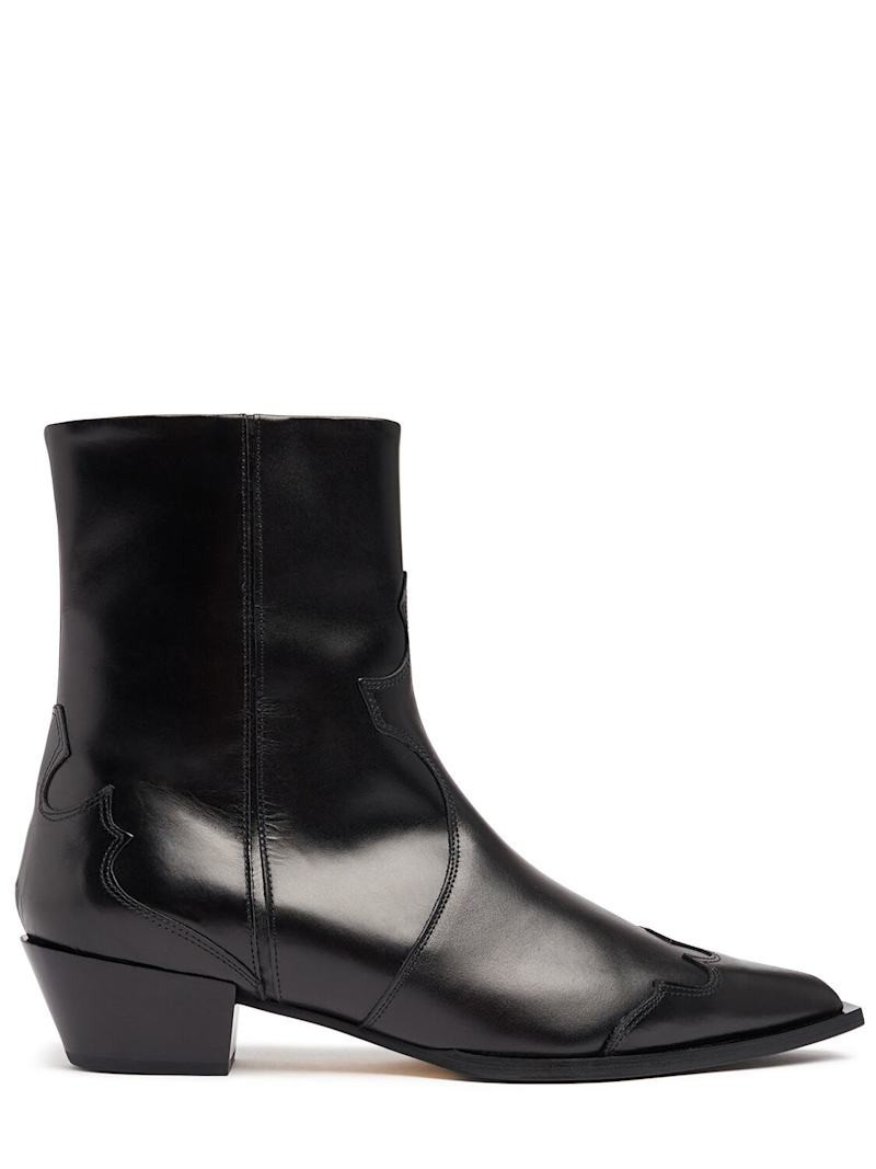 40mm Hester leather ankle boots | Luisaviaroma