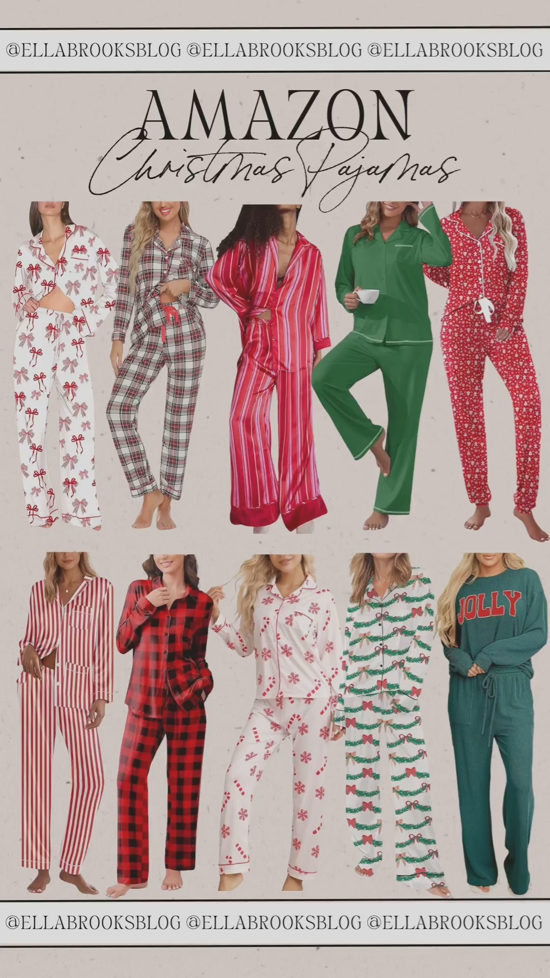 Amazon Christmas pajamas ❤️

Holiday pajamas, loungewear, Christmas pjs, bow pajamas

#LTKSeasonal #LTKHoliday #LTKFindsUnder50