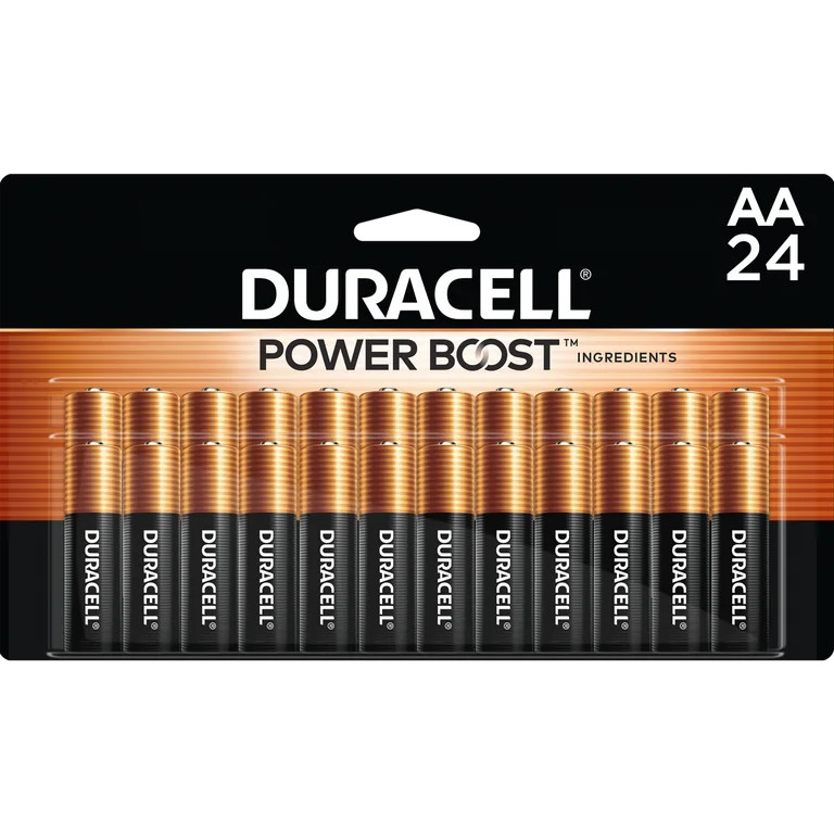 Duracell Coppertop AA Battery with POWER BOOST™, 24 Pack Long-Lasting Batteries | Walmart (US)