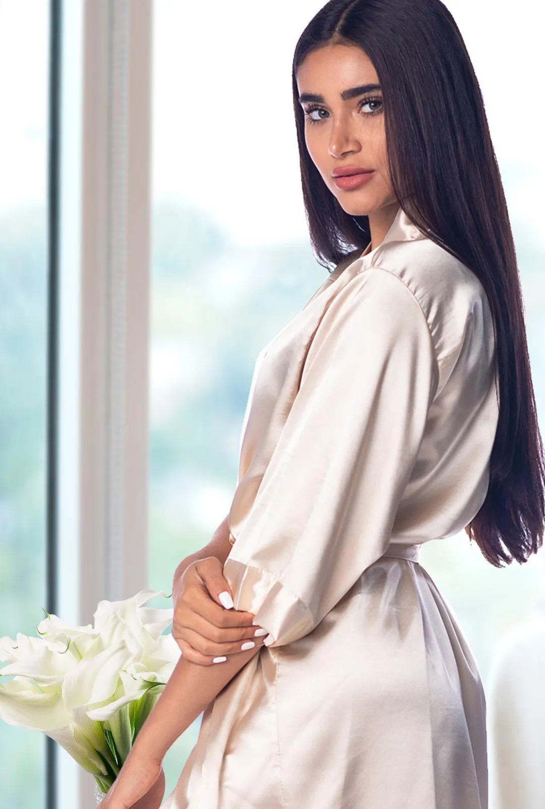 Bridesmaid Robe, Champagne Robe, Satin Bridesmaid Robe, Wedding Party Robes, Custom Satin Robes, ... | Etsy (US)