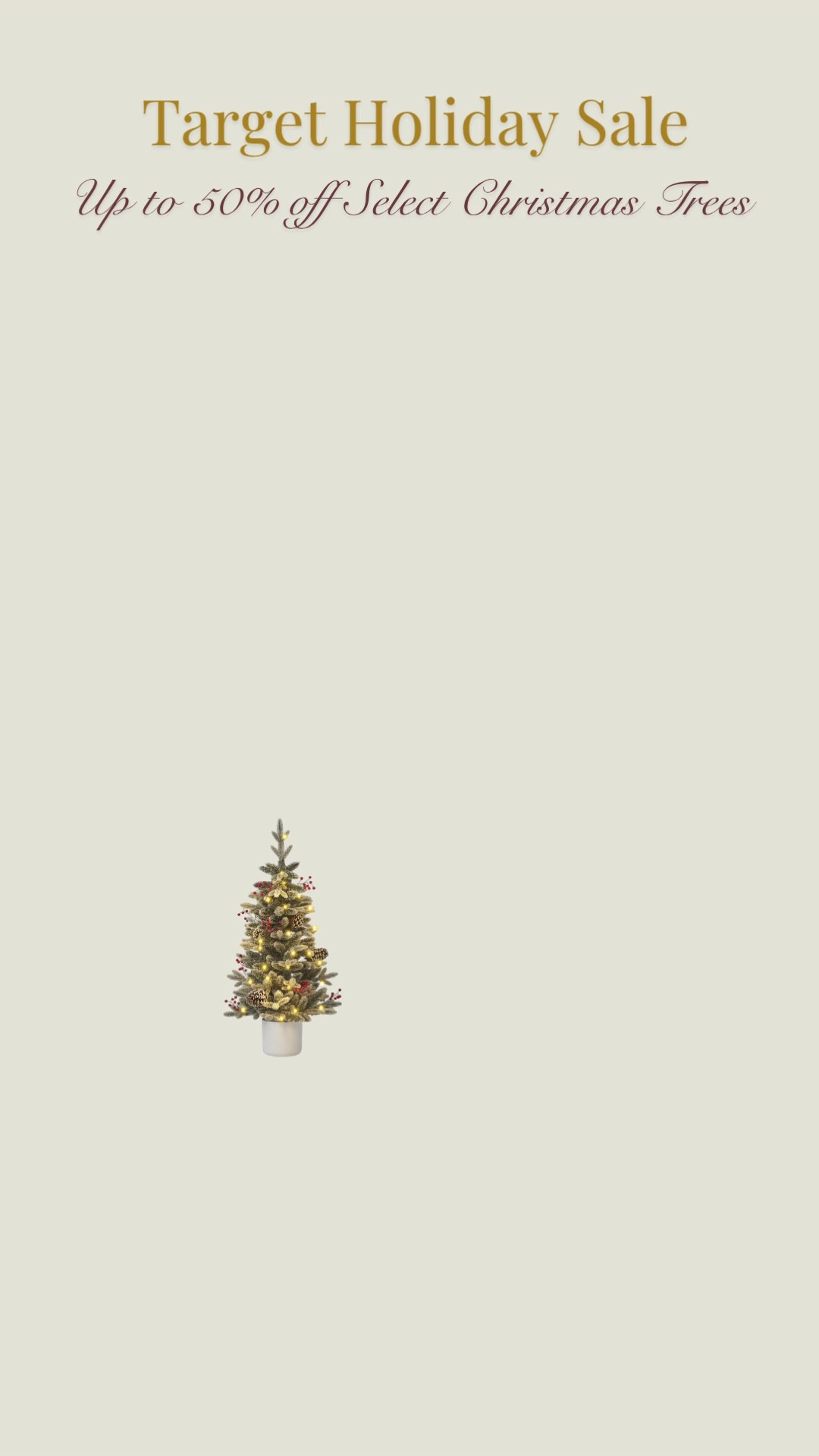 Save up to 50% on select Christmas Trees at Target! holidays, holiday decorations, Christmastime, Christmas decor, sale, deal, winter, sale, deal

#LTKHome #LTKCyberWeek #LTKHoliday