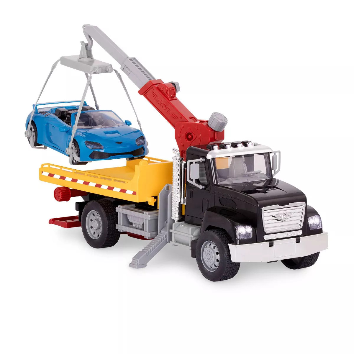 DRIVEN by Battat – Large Toy Truck with Car and Crane Arm – Tow Truck | Target