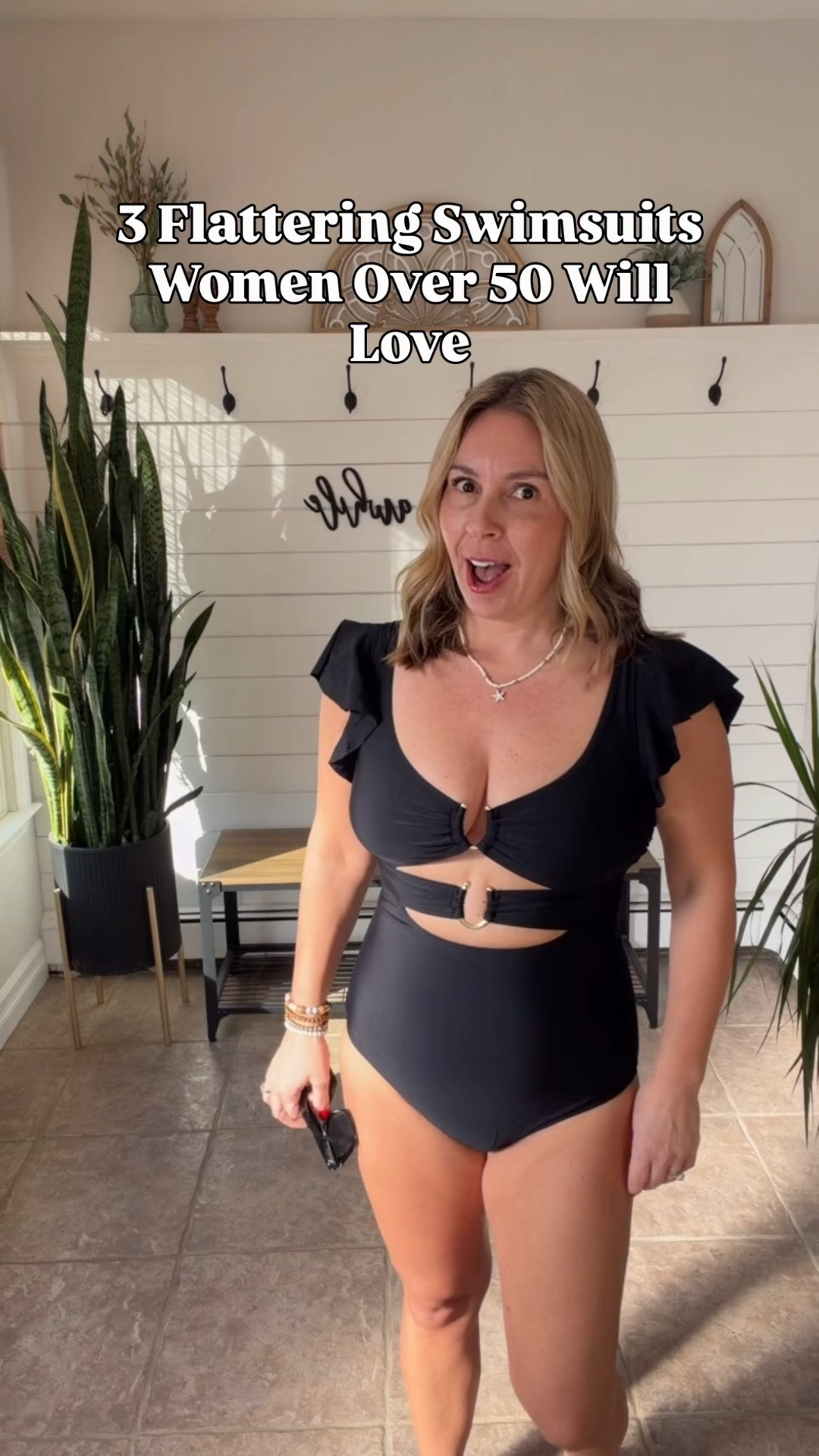 Some new swimsuits that flatter but don’t show too much! All have great booty coverage and are a size medium. Great for spring break with the family, cruise or the summer season! Vacation beach outfits, spring break outfits

#LTKSwim #LTKOver40 #LTKTravel