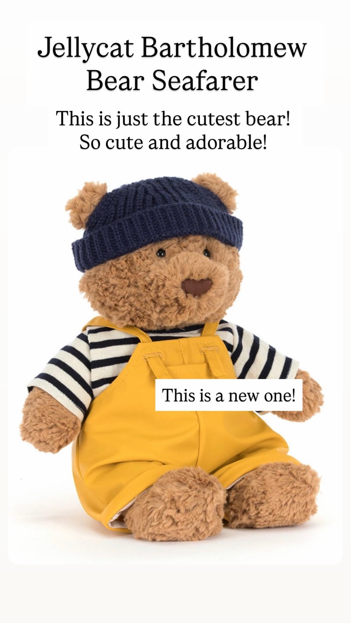 New Jellycat Bear! How cute is this one?

#LTKKids
