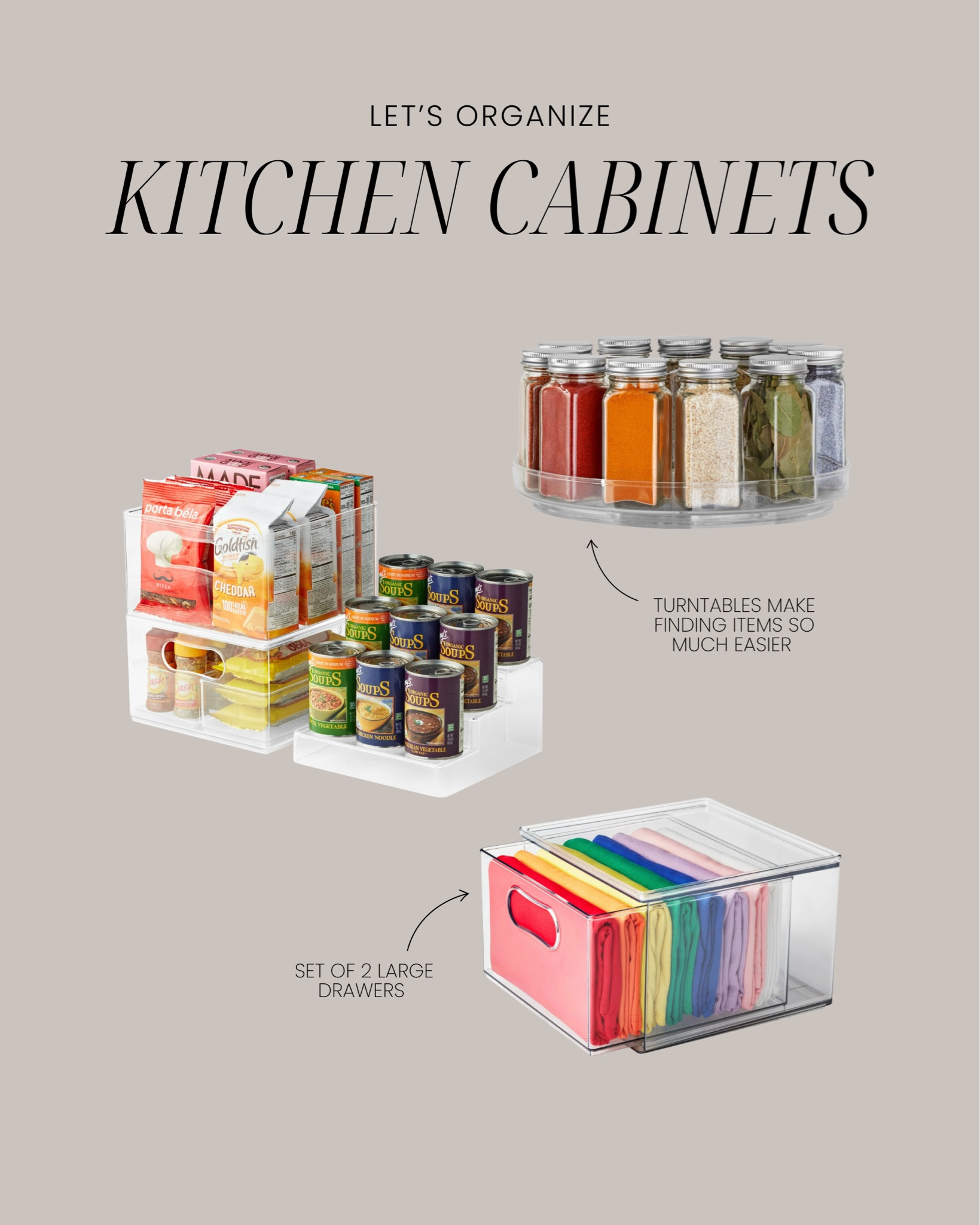 Organizing your kitchen cabinets made easy! 

#LTKHome