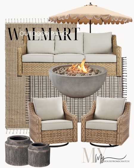 Walmart outdoor furniture, outdoor furniture, outdoor patio furniture, outdoor decor, Walmart furniture, Walmart outdoor seating, Walmart outdoor fire pit, Walmart outdoor rug, Walmart planters

#LTKhome #LTKSeasonal #LTKstyletip