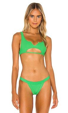 Frankies Bikinis X REVOLVE Cole Bikini Top in Jade from Revolve.com | Revolve Clothing (Global)