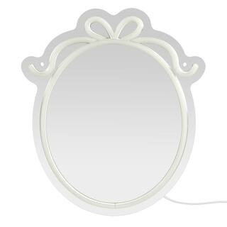 12" White LED Neon Light Bow Mirror by Ashland® | Michaels® | Michaels Stores