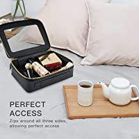 Aveniee Clear Makeup Bag Organizer, Portable Travel Toiletry Cosmetic Bag Case for Women, Heavy D... | Amazon (US)