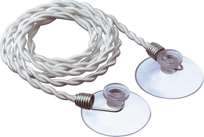 Design Go Go Travel Clothes Line, White, One Size | Amazon (US)