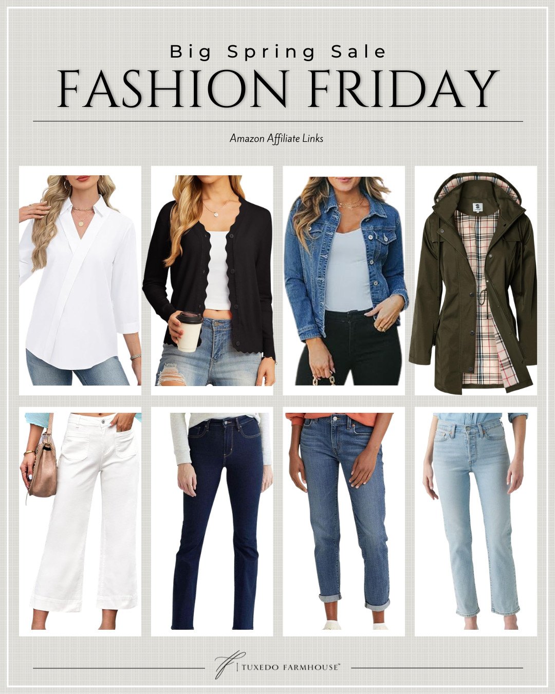 Fashion Friday finds you don’t want to miss 🤍

The Amazon Big Spring Sale is the perfect time to refresh your everyday wardrobe—classic layers, easy denim, and those go-with-everything staples you’ll reach for all season long.

Sharing all my favorite finds that are on major sale right now ✨ #LTKsale #LTKstyle #LTKspring 

 #LTKSeasonal #LTKHome #LTKSaleAlert