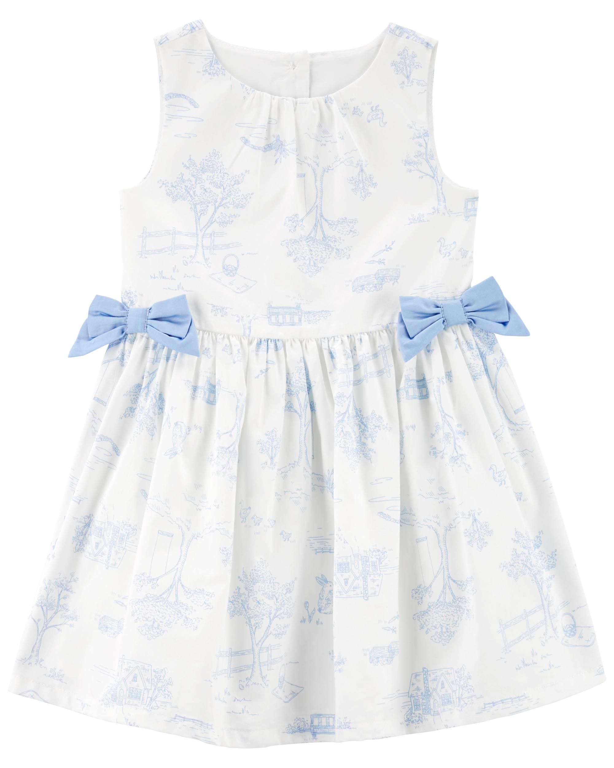 Ivory Toddler Special Occasion Sateen Dress | carters.com | Carter's