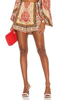 Bronx and Banco Runway Bedouin Flame Shorts in Red & Multicolor from Revolve.com | Revolve Clothing (Global)