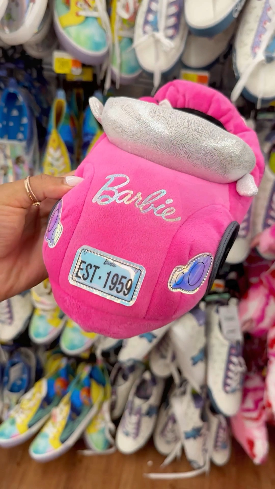 Barbie discount slippers pink