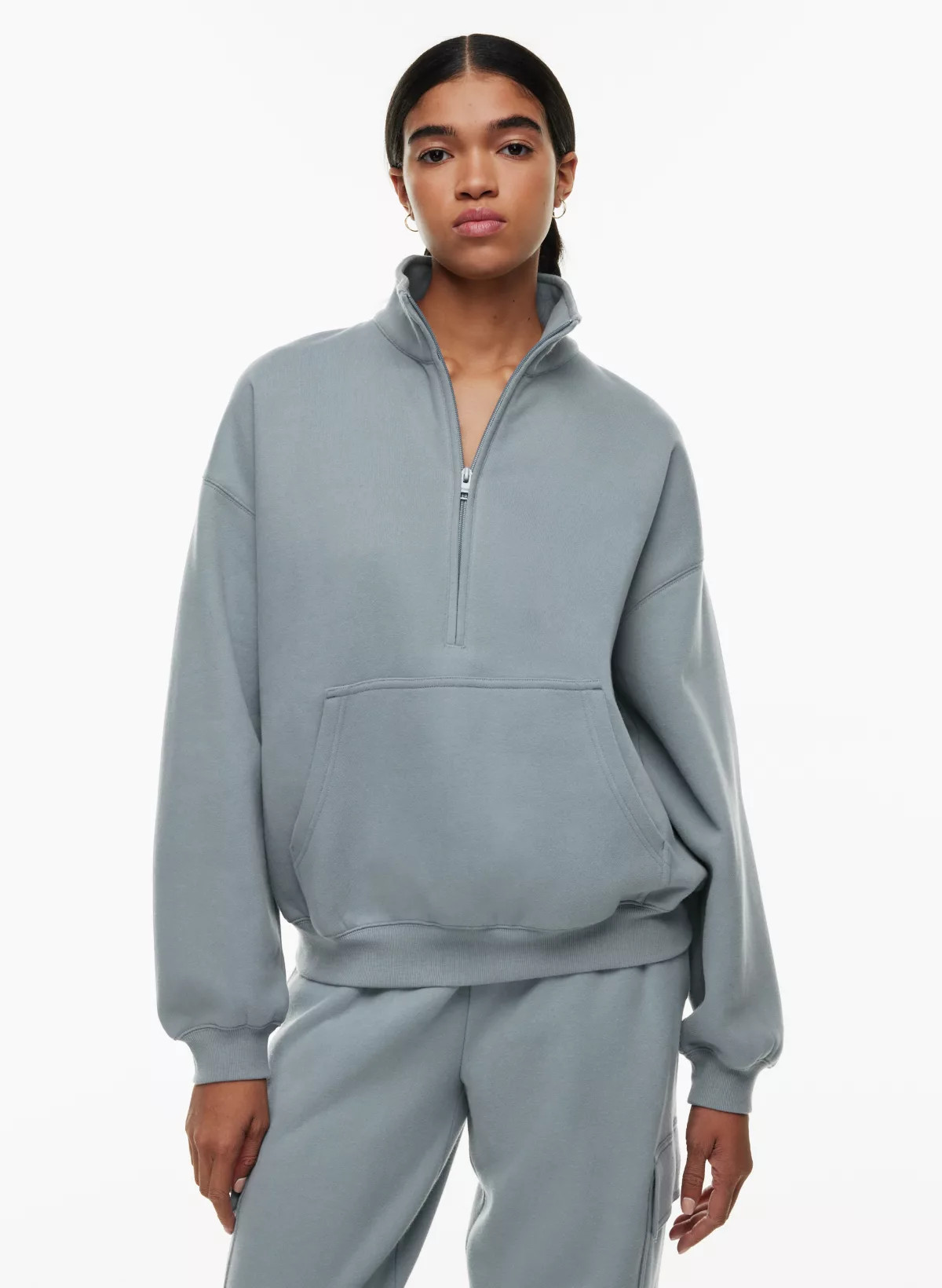 COZY FLEECE MEGA 1/2 ZIP SWEATSHIRT | Aritzia