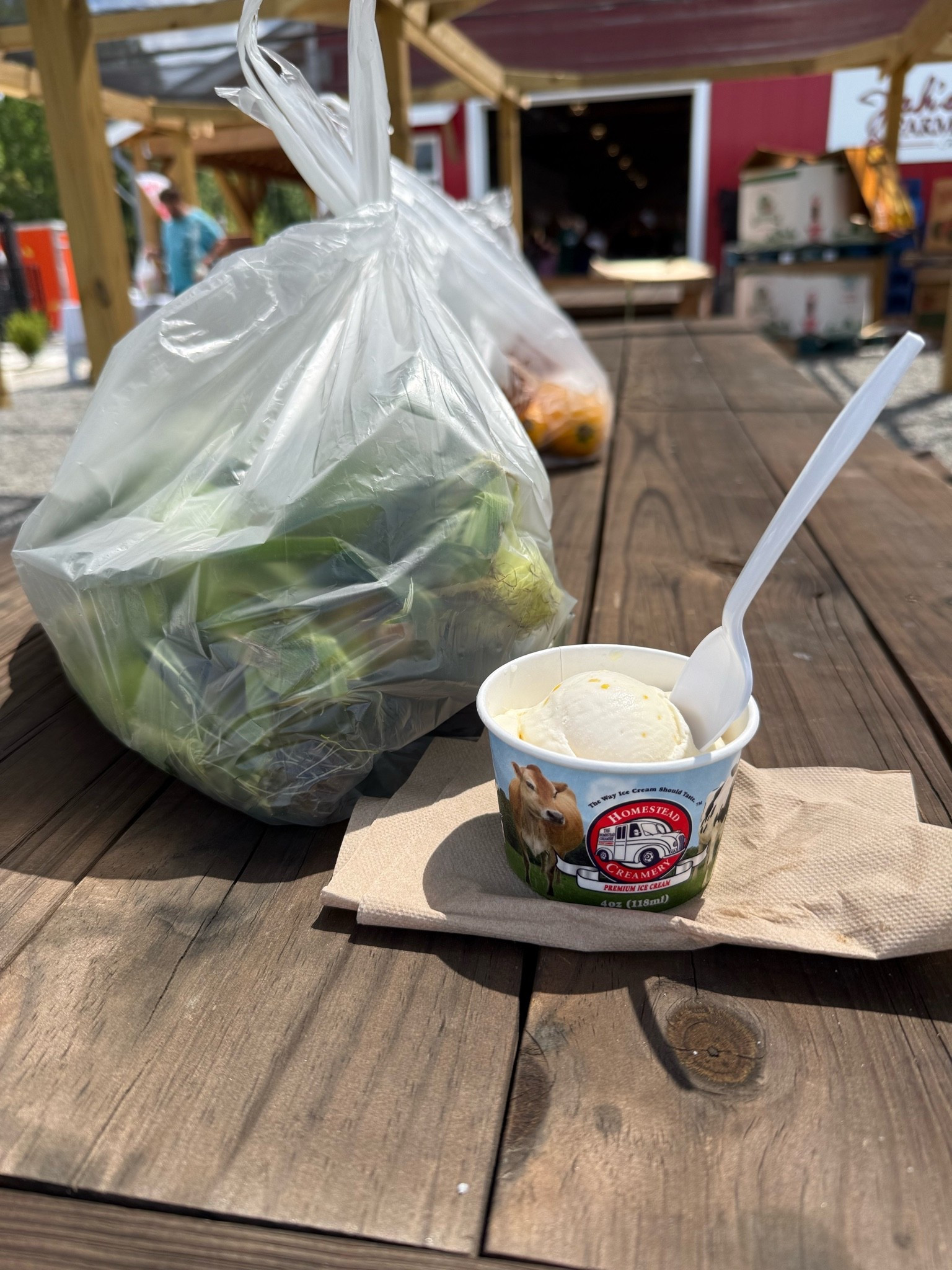 Farmers market 🌽🍦🥒