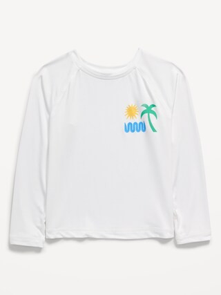 Long-Sleeve Graphic Rashguard Swim Top for Toddler Boys | Old Navy (US)
