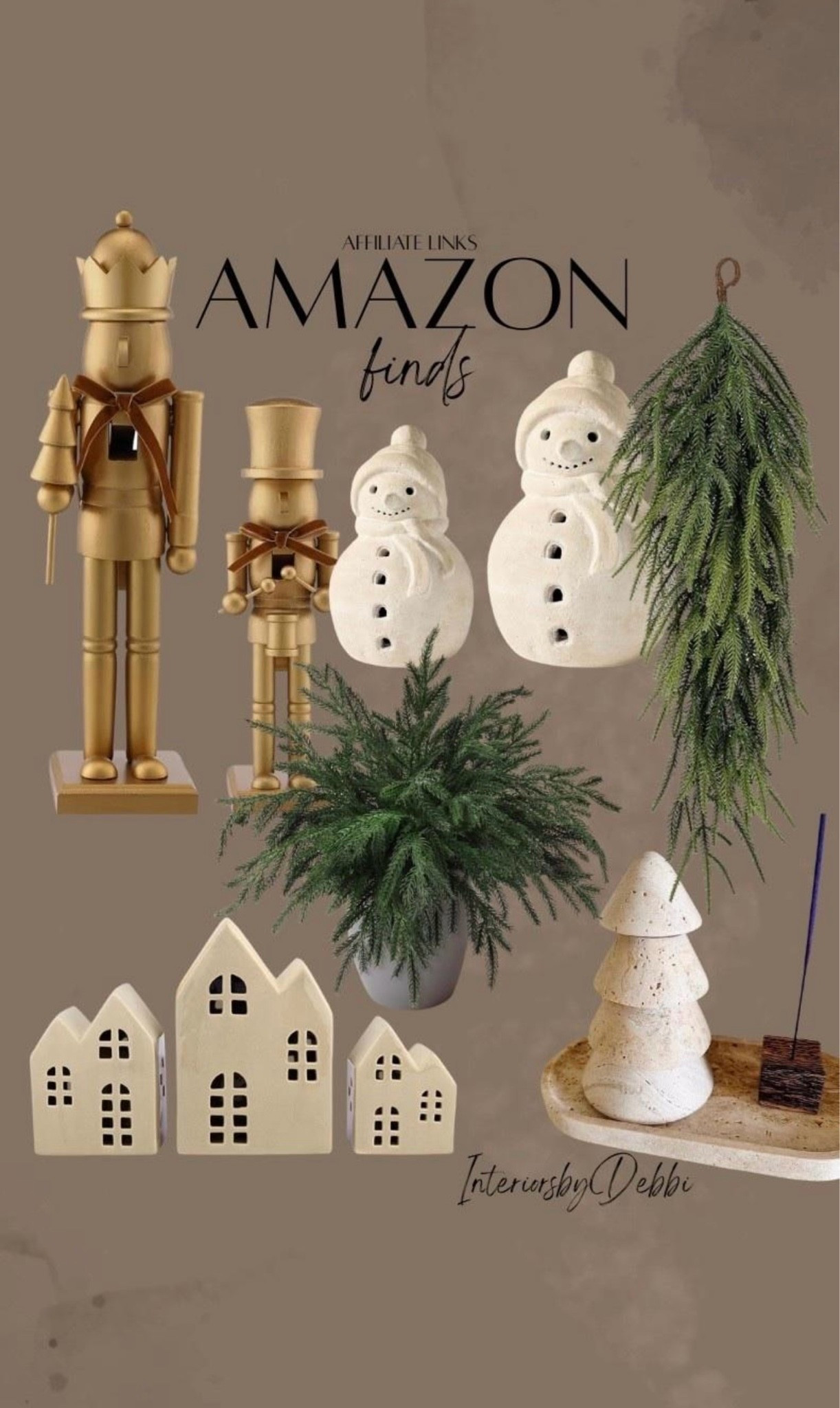 Amazon Christmas 
Nutcrackers, ceramic snowmen, Christmas houses, swag, faux stems, transitional home, modern decor, amazon find, amazon home, target home decor, mcgee and co, studio mcgee, amazon must have, pottery barn, Walmart finds, affordable decor, home styling, budget friendly, accessories, neutral decor, home finds, new arrival, coming soon, sale alert, high end look for less, Amazon favorites, Target finds, cozy, modern, earthy, transitional, luxe, romantic, home decor, budget friendly decor, Amazon decor #amazonhome

#LTKSeasonal #LTKHome