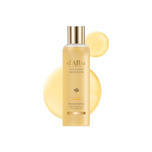 d'alba Piedmont White Truffle Vita Toning Serum Toner, Glass Skin with Double Vitamin Skincare, Face Moisturizer, (6.09 fl. oz) | Amazon (US)