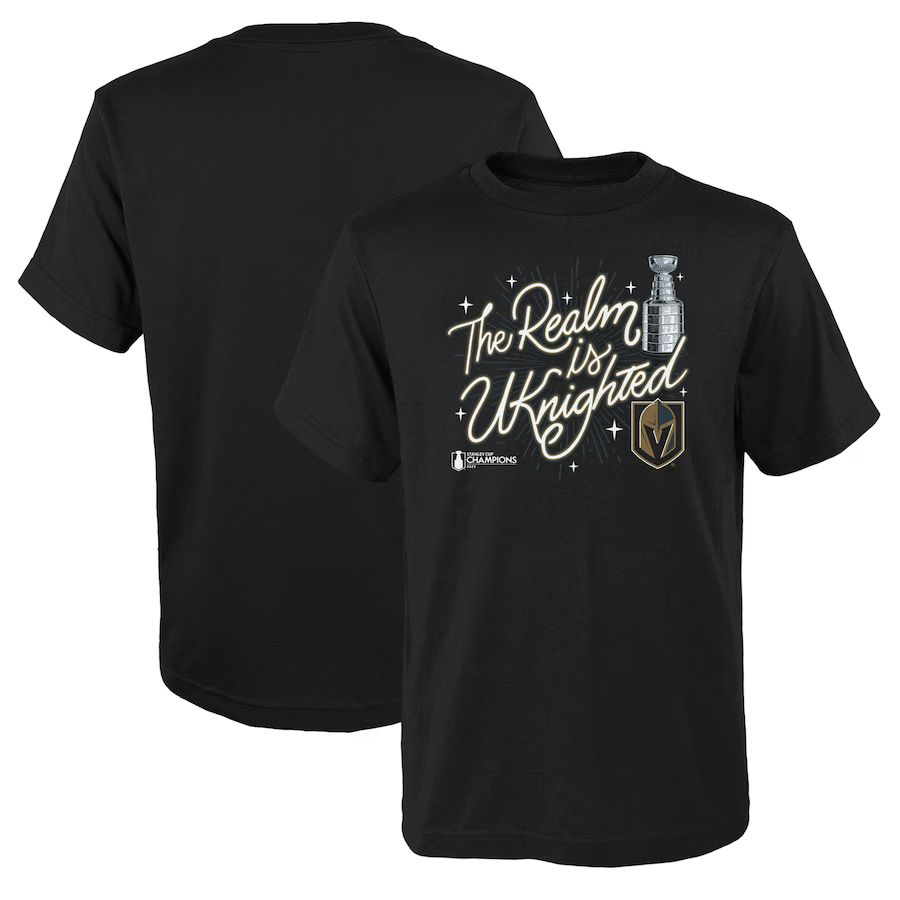 Vegas Golden Knights Fanatics Branded Preschool 2023 Stanley Cup Champions Celebration T-Shirt - ... | Fanatics