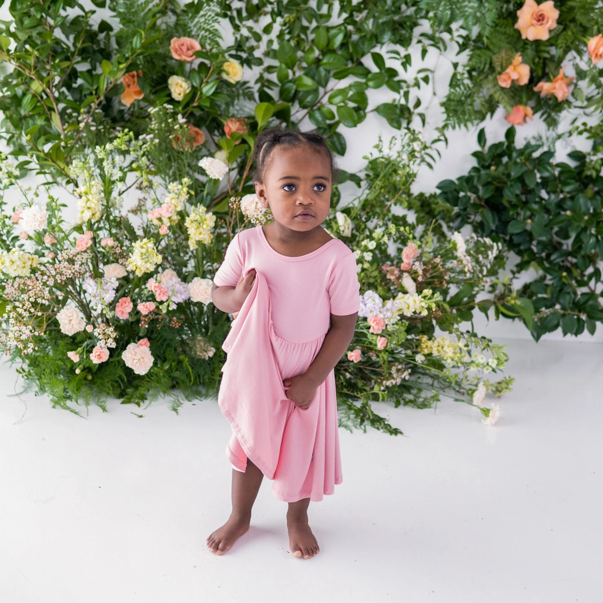 Twirl Dress in Crepe | Kyte BABY