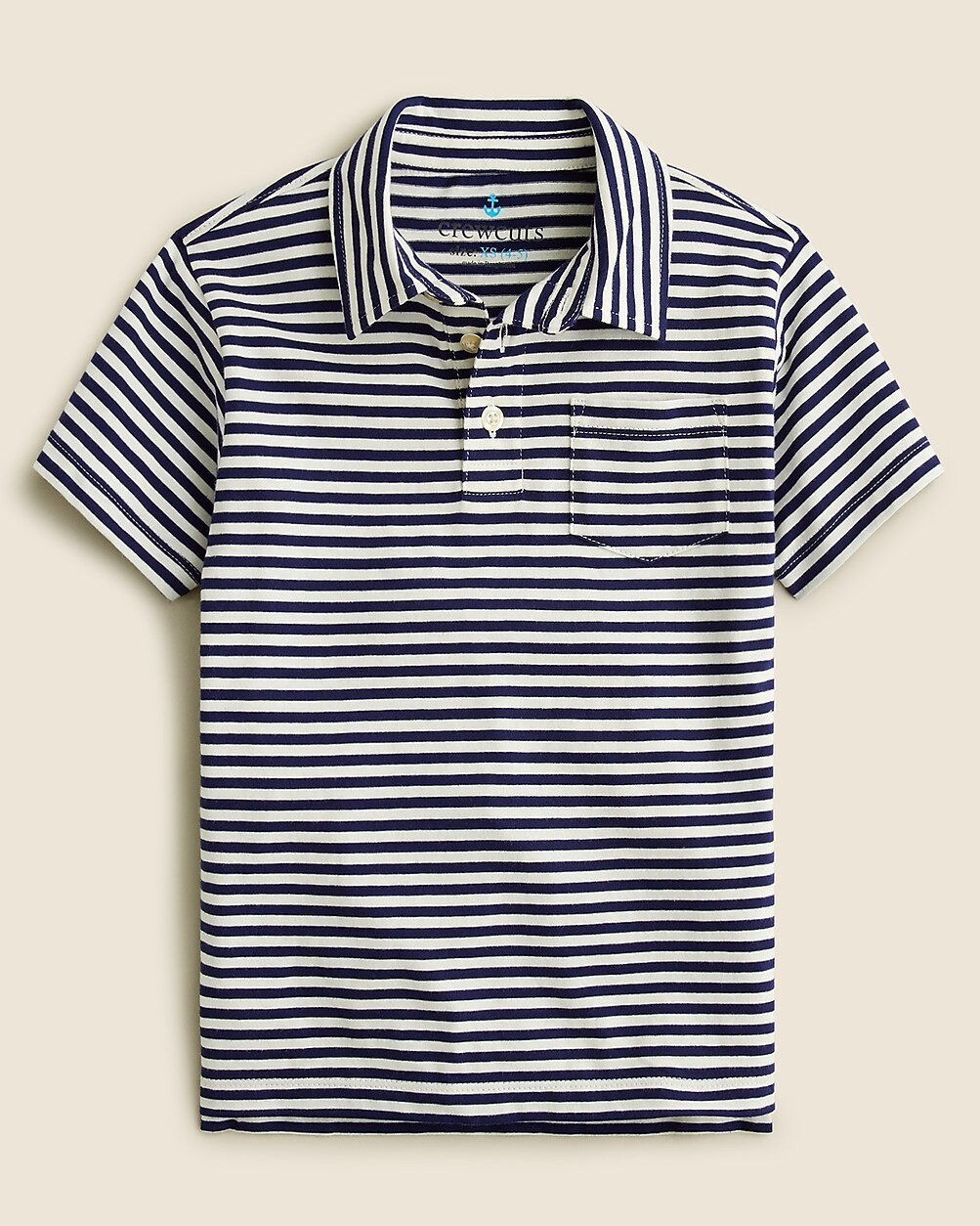 Kids' short-sleeve polo shirt in stripe | J. Crew US