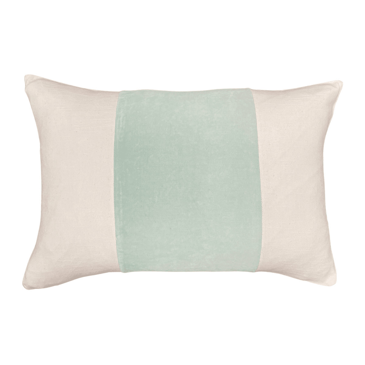 14x20 Velvet Panel Pillow Cover - Aqua | Laura Park Designs