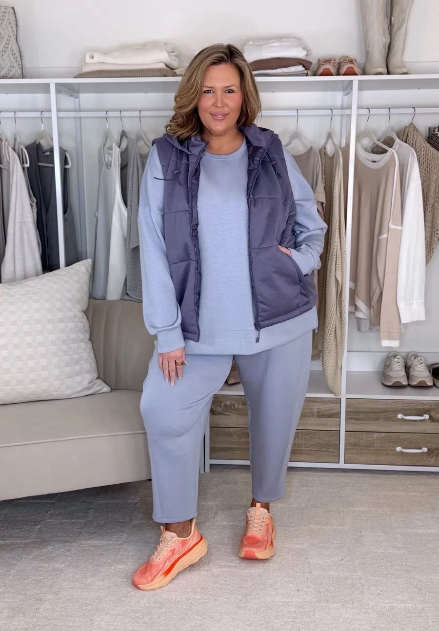 Make sure to shop through the LTK app to get the exclusive discount from now until 3/15! Wearing a 2X in the set! Wearing a 2X in the vest and runs small. 

Use code ASHLEYDXSPANX sitewide!

Plus size fashion, everyday outfit ideas, trendy fashion, ootd, mom style, affordable fashion

#LTKSpringSale #LTKPlusSize #LTKSaleAlert