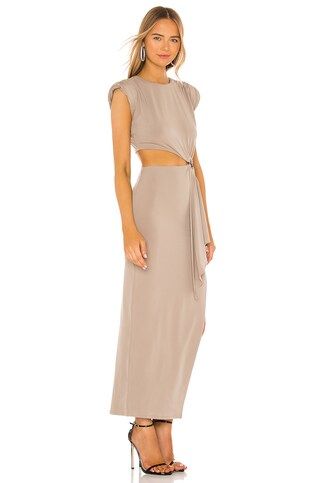 Lovers and Friends Encore Dress in Taupe from Revolve.com | Revolve Clothing (Global)