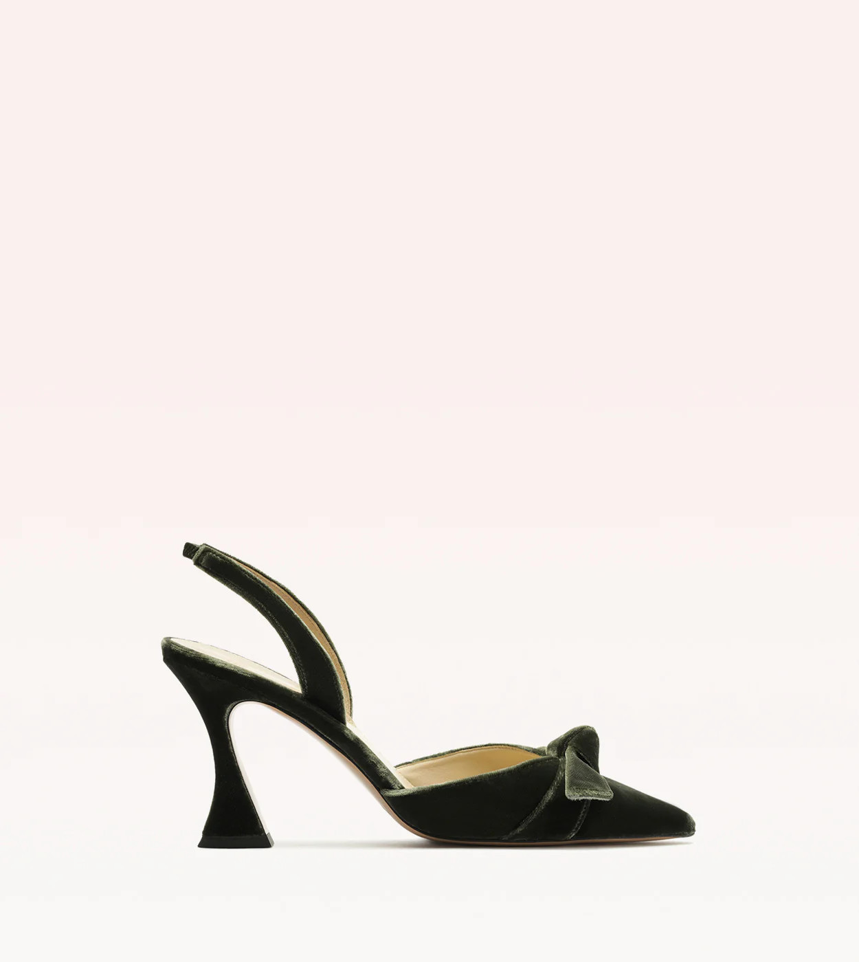 Clarita Bell Slingback Green Pump 85mm| Alexandre Birman | Alexandre Birman (US)