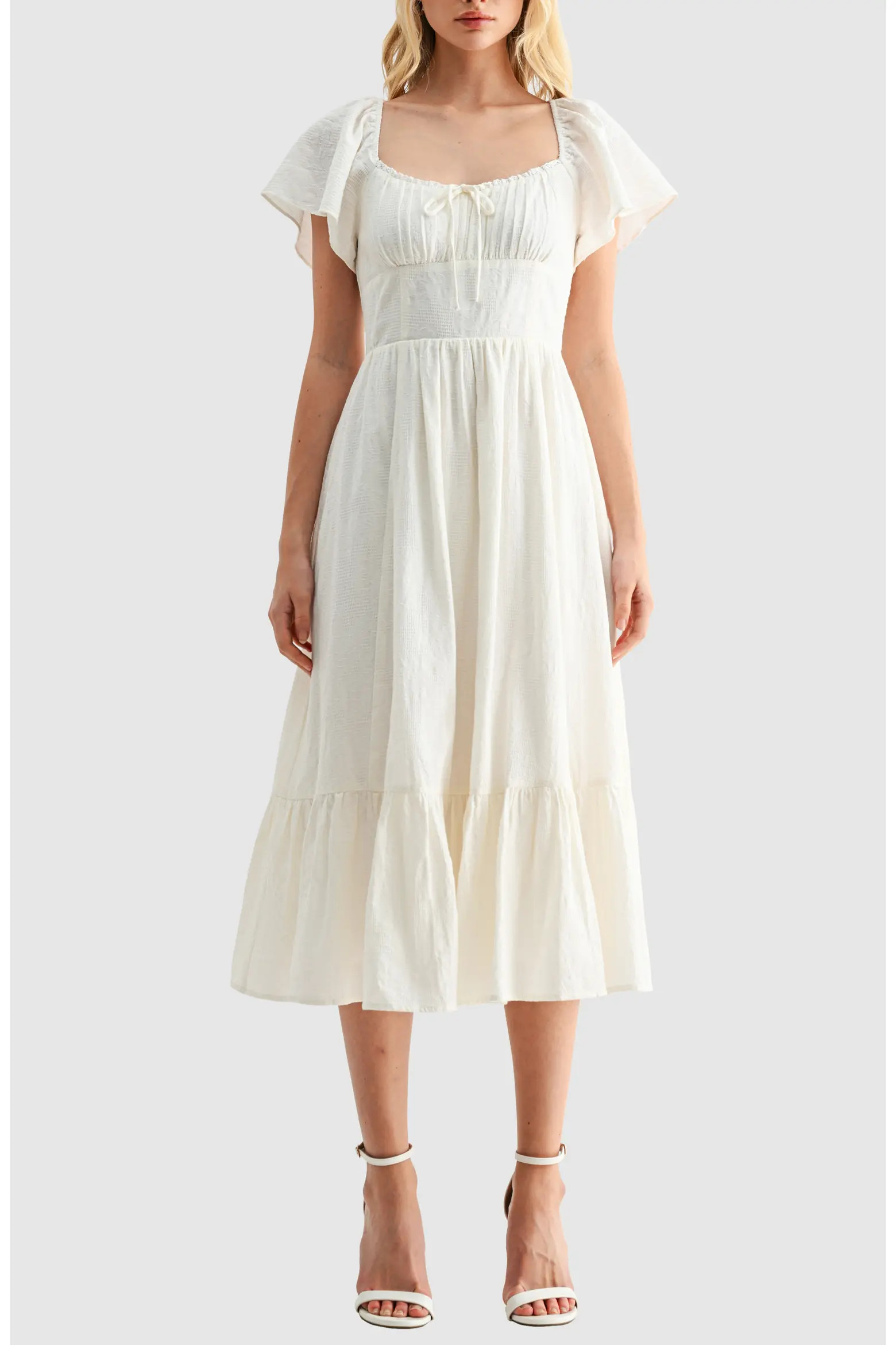 Floral Flutter Sleeve Sundress (Women) | Nordstrom | Nordstrom