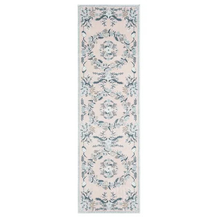 My Texas House Multicolor Floral Printed Faux Fur Machine Washable Indoor Rug Runner, 2' x 7' | Walmart (US)
