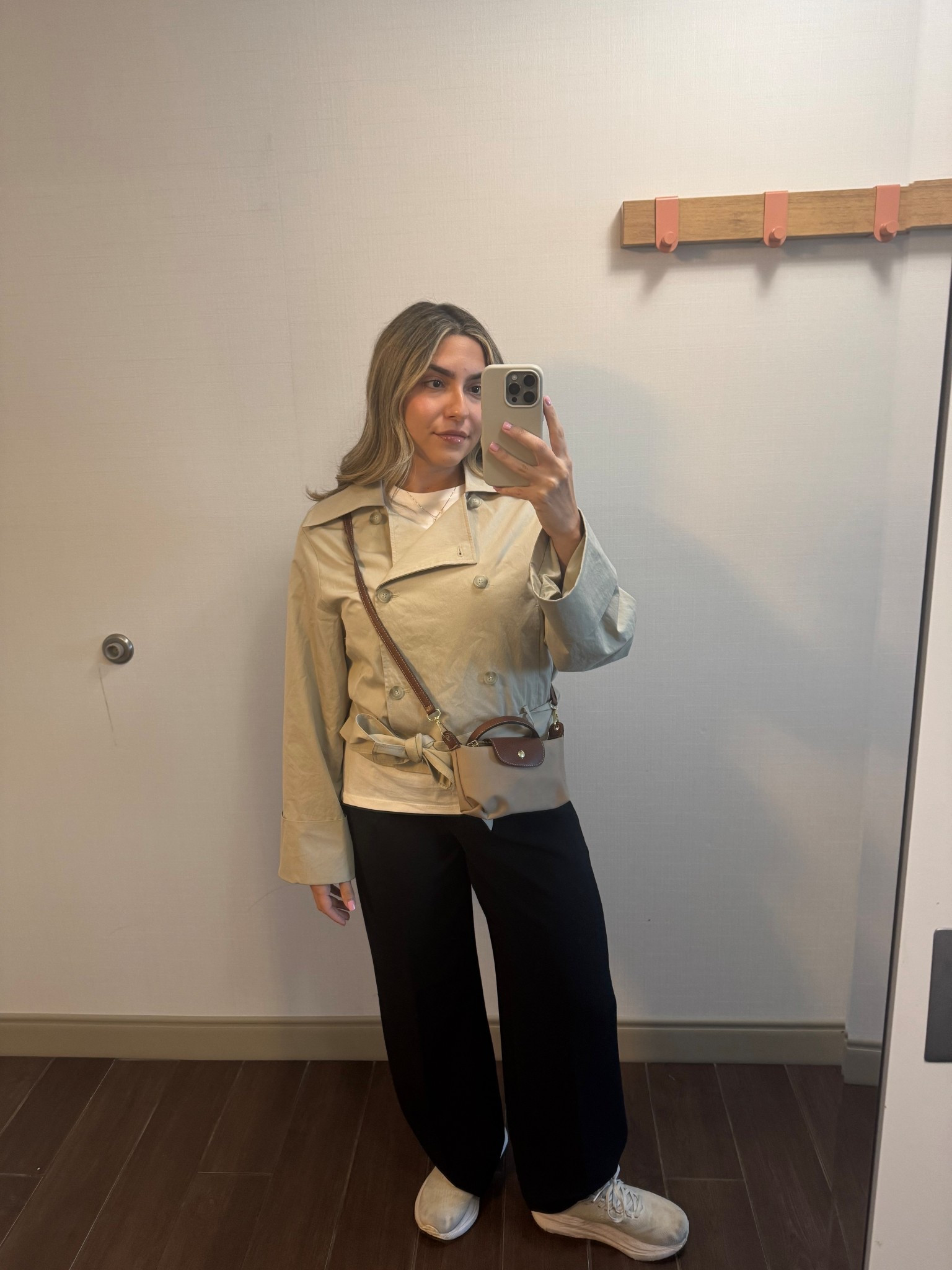Cropped trench coat outfit! Also linking one of my faves cross body purses - perfect for travel

#LTKcanada #LTKpetite #LTKtravel