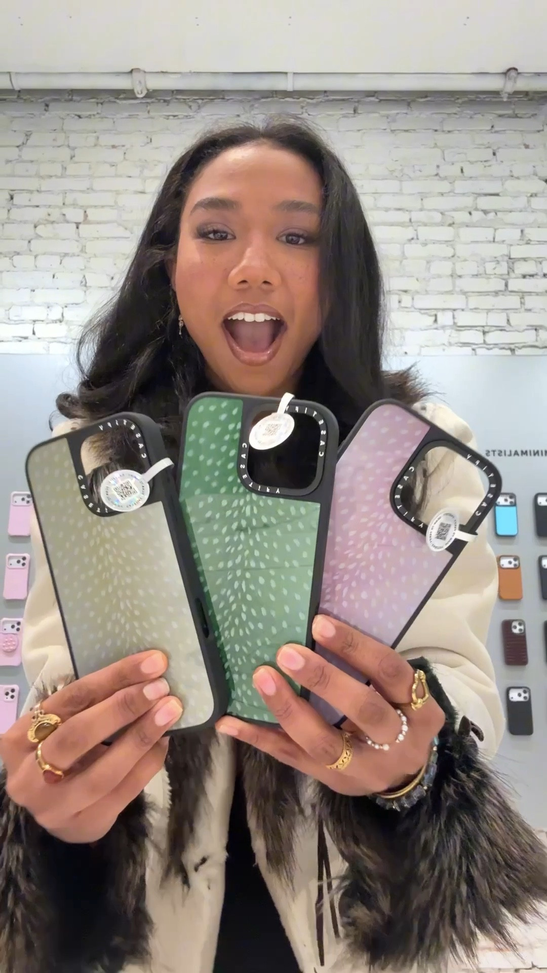 pinch-me moment ✨ unboxing dream phone cases at the CASETiFY store in NYC 🤍obsessed with the fawn print - cute, protective, and actually matches everything 😍🦌 linking my exact case + similar styles I love below 

#LTKdayinmylife #LTKSaleAlert #LTKFindsUnder100