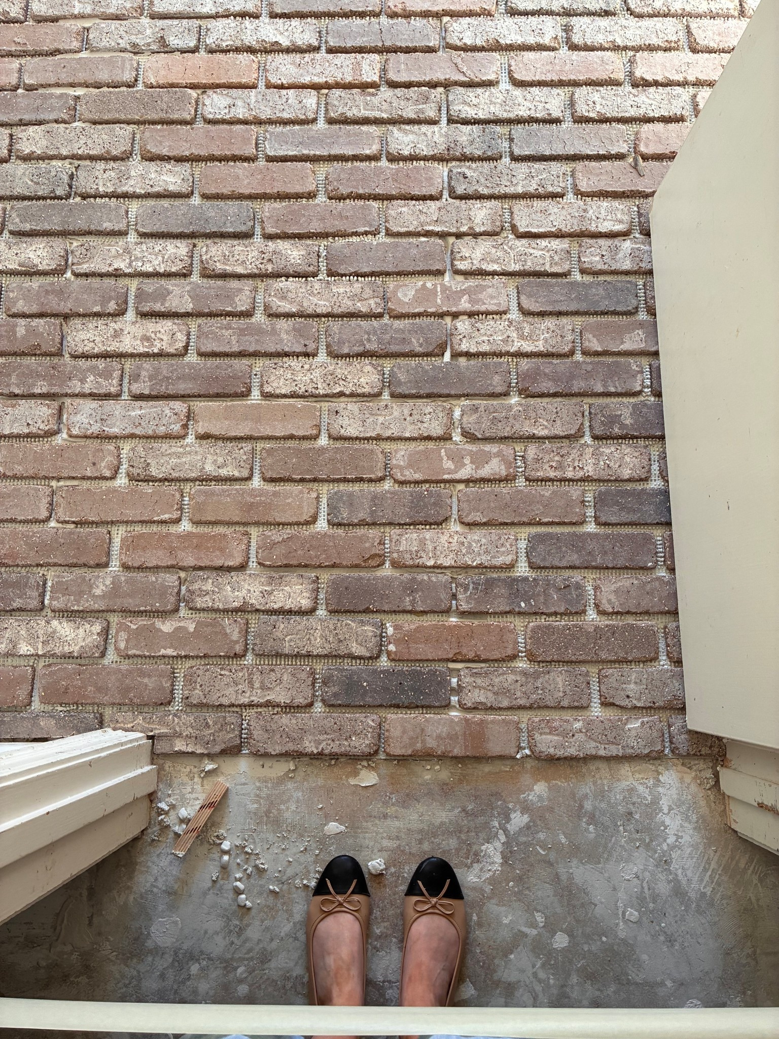 Laundry room floor! Still needs mortar! ✨

Home, brick