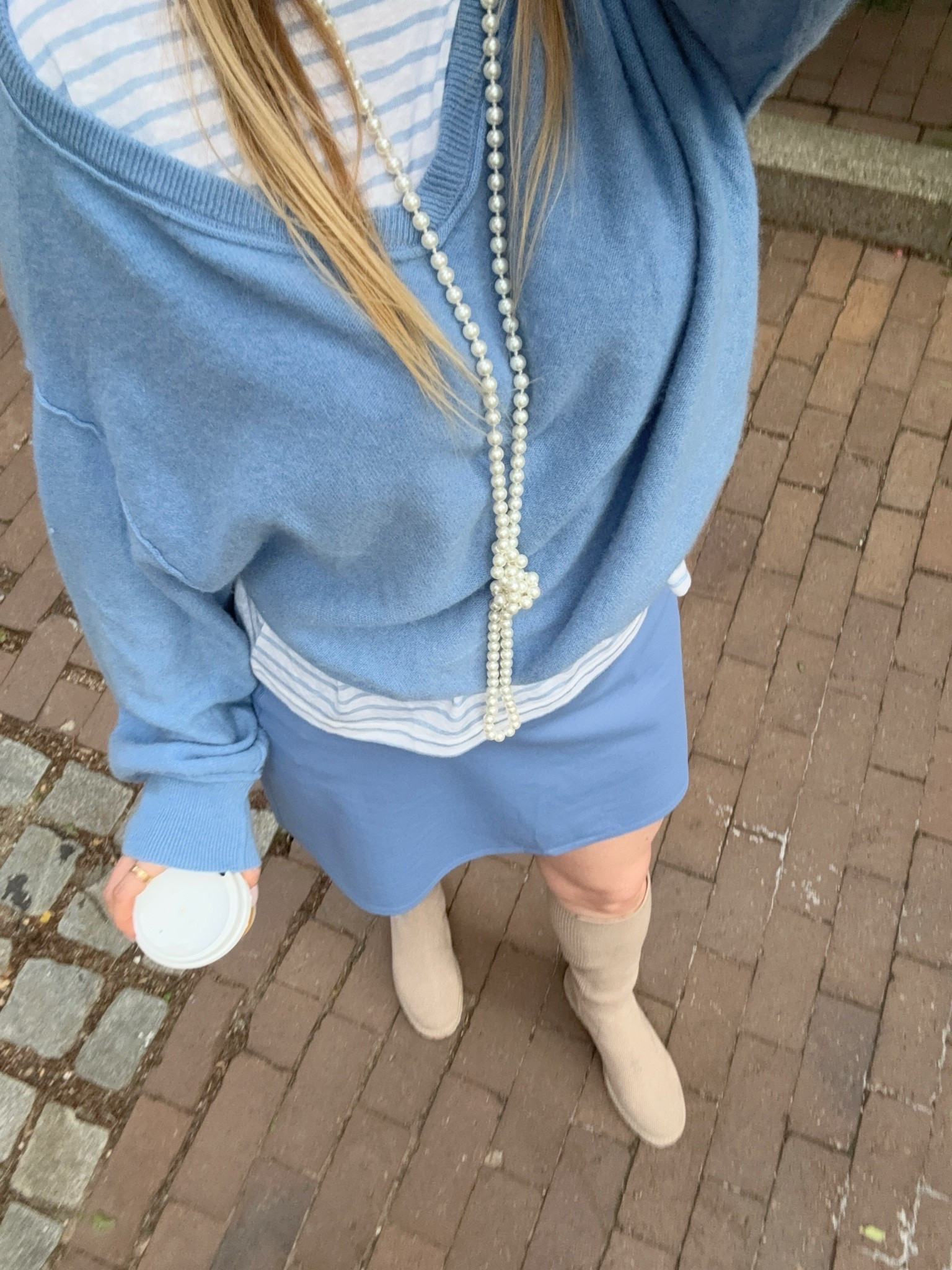 Monochrome blue spring outfit. Mom outfit approved. TTS.

#LTKootd #LTKmomlife #LTKSeasonal
