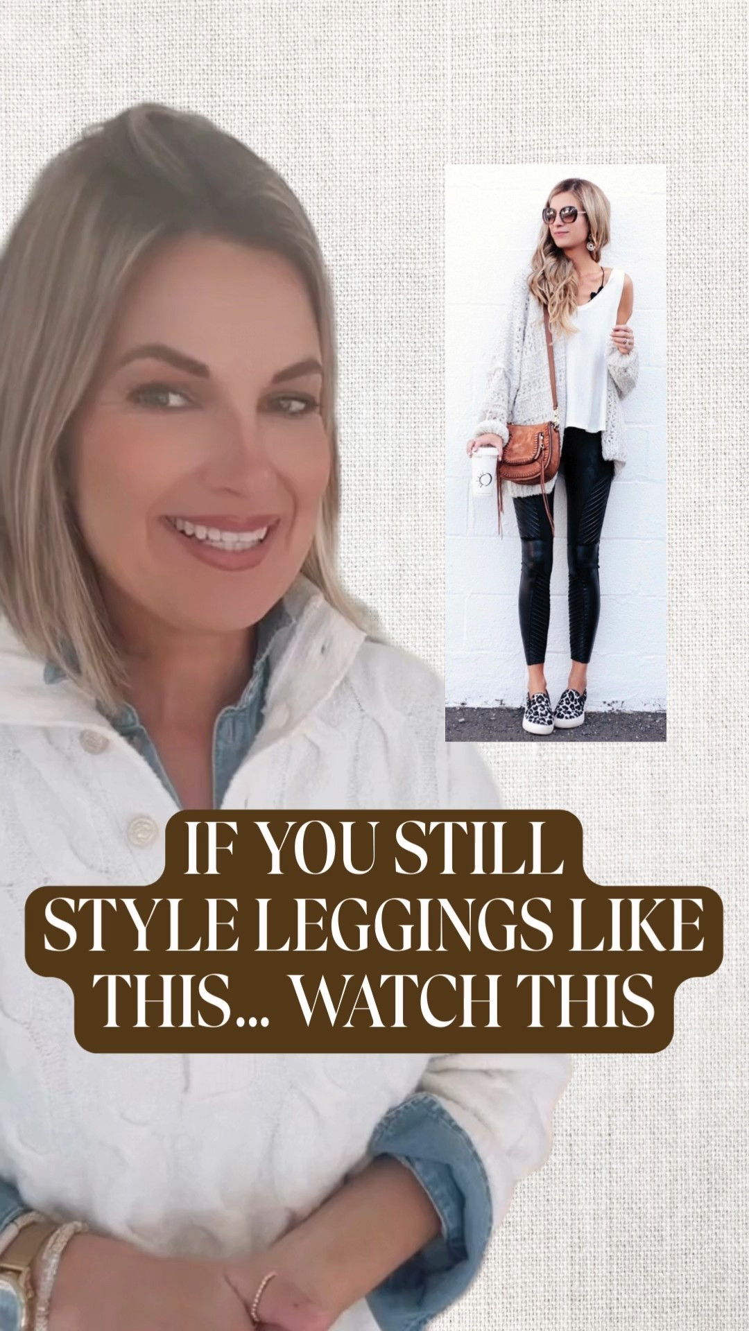Yes, that is a pic of me from many years ago 🙈. If you’re still styling leggings like it’s 2017, here’s how to bring them into 2025 without looking stuck in the past.

#LTKOver40 #LTKCyberWeek #LTKSaleAlert