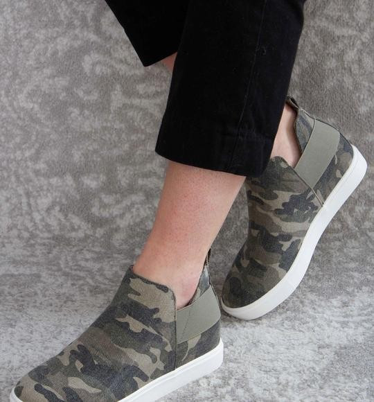 Soda Shoes Diana Wedge Sneakers for Women in Camo
            
              
                By ... | Glik's