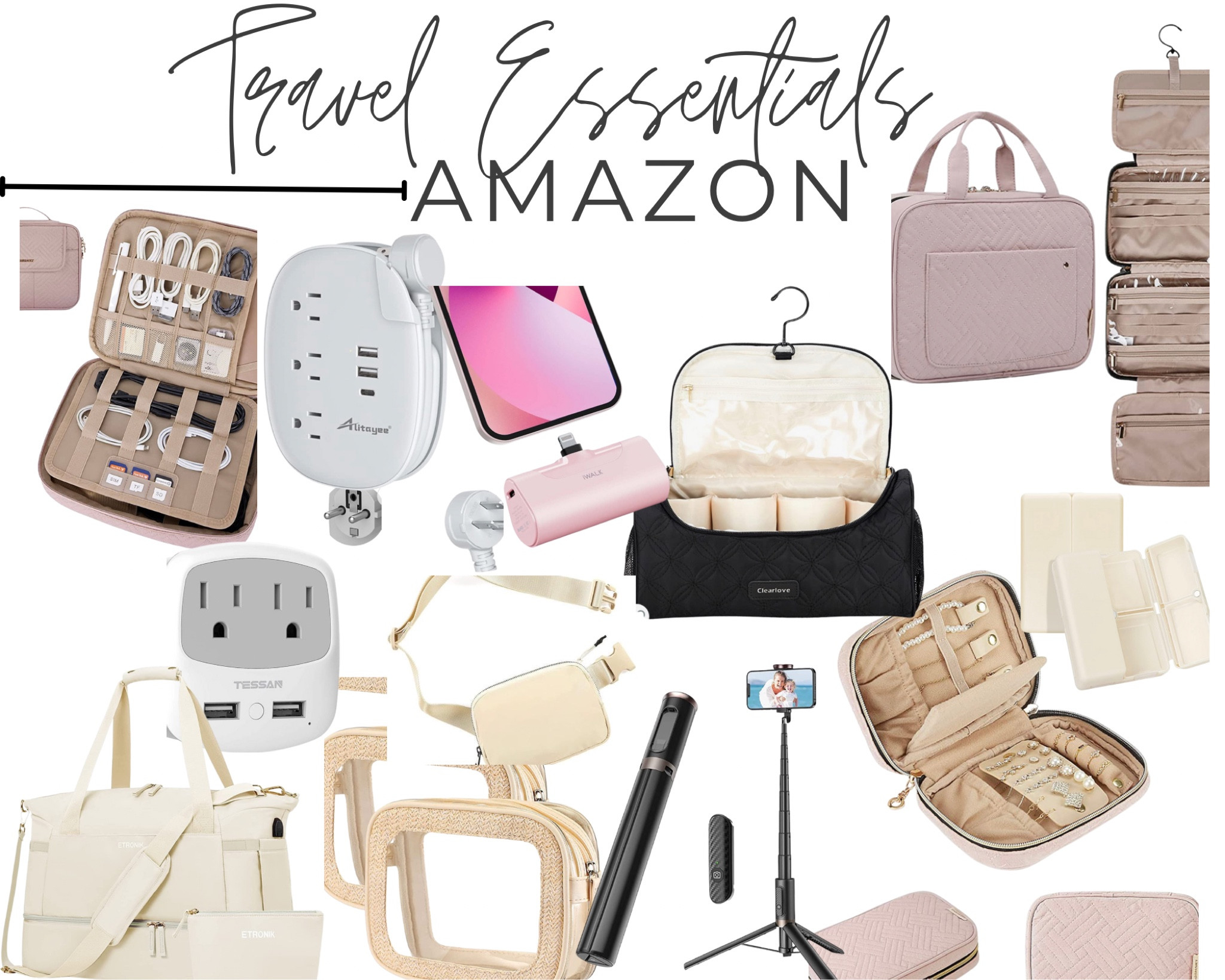 Amazon Travel Essentials! Some are on sale now! These are my favorite finds I use all the time. This tripod is THE best one I’ve used & compact. These bags keep everything organized when traveling. 



#LTKtravel #LTKFind #LTKunder50